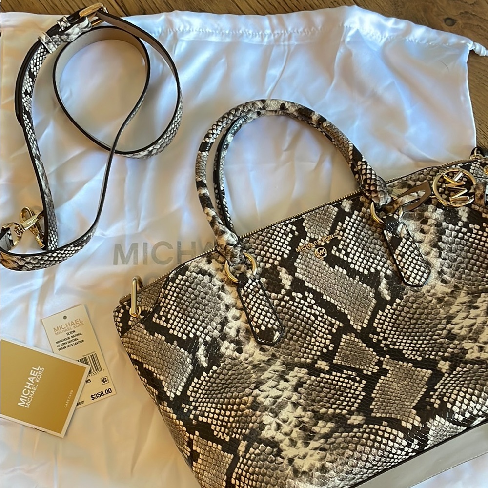 Michael Kors Snake Print Handbag